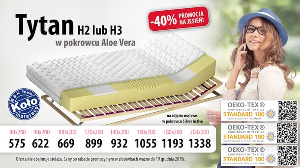 materac tytan promocja